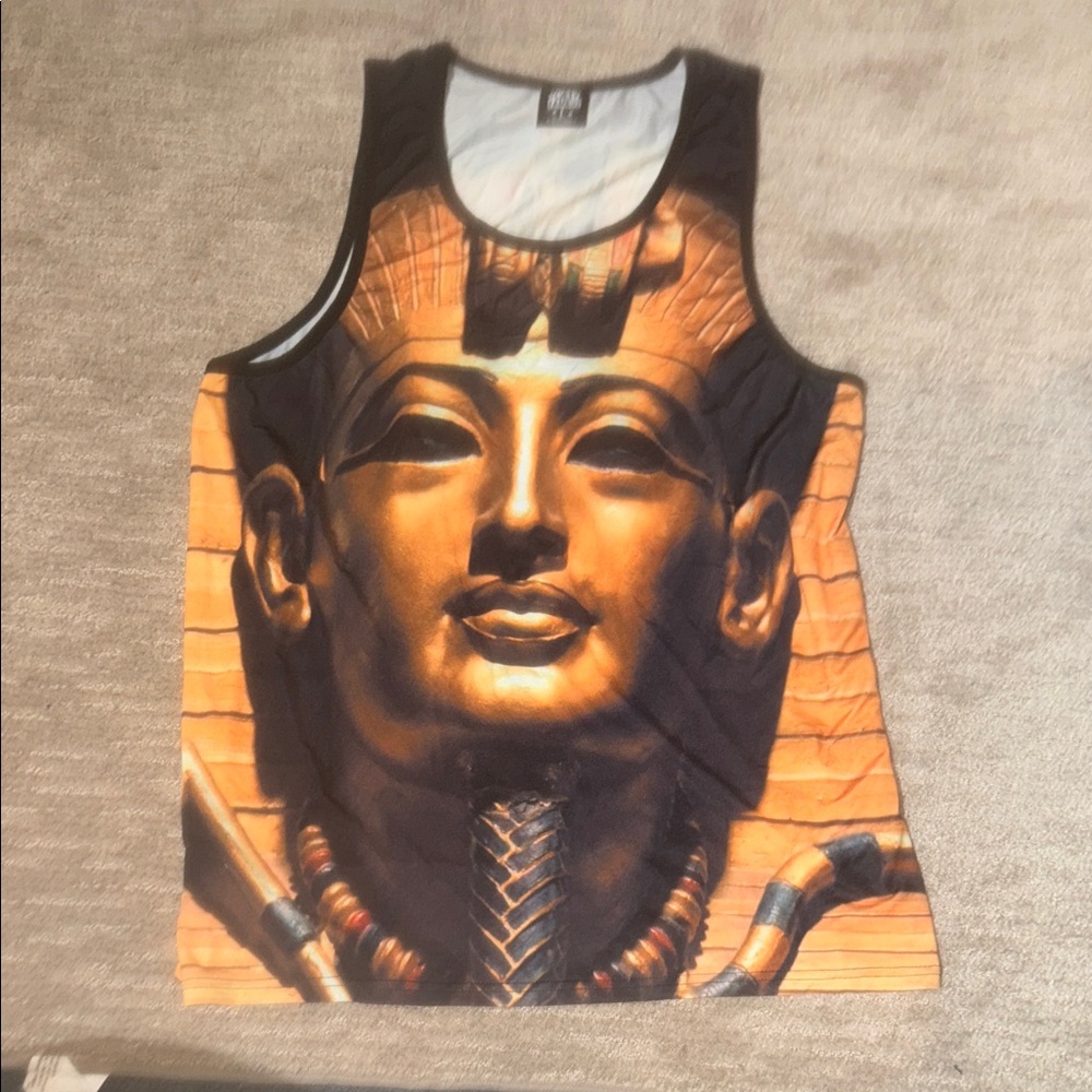 Golden Pharaoh Graphic Men's Tank Top